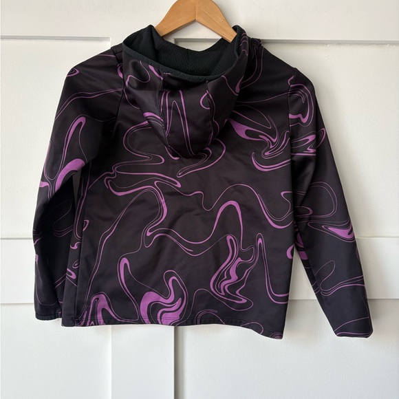 Under Armour • Girls Black and Purple Hoodie • Size M - Picture 2 of 2